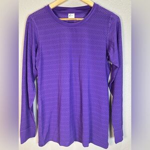 Zyia Active Purple Chill Long Sleeve Top